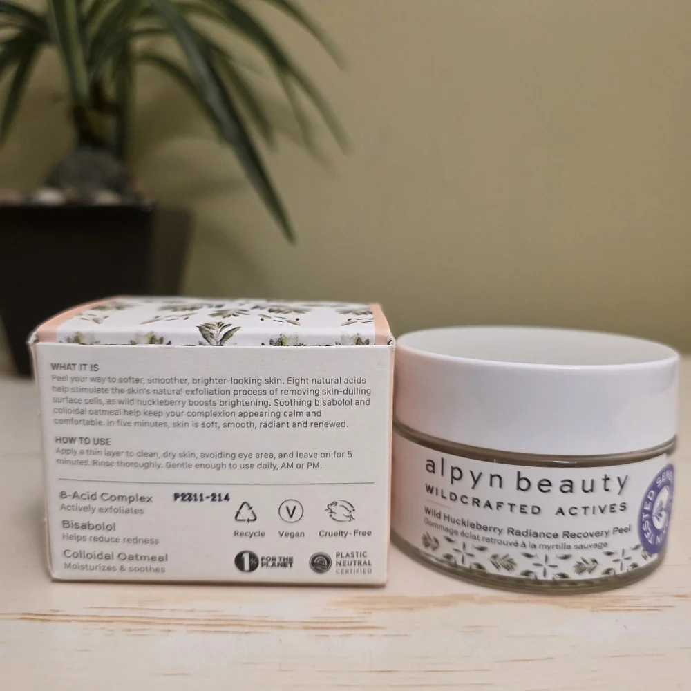 Alpyn Beauty | Wild Huckleberry Radiance Recovery Peel 1.7 Fl Oz/50 mL